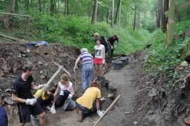 Ehemaliger Schießstand der SS in Wewelsburg (Foto: Lina Loos für das Kreismuseum Wewelsburg)
